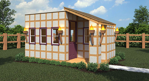 HomeAid Houston playhouse rendering